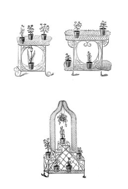 Saksıyı. Retro ve eski görüntü.