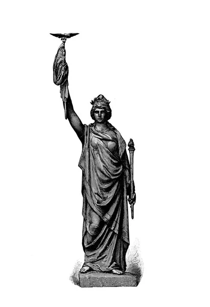 Скульптура Статуя Ретро Старі Образ — стокове фото