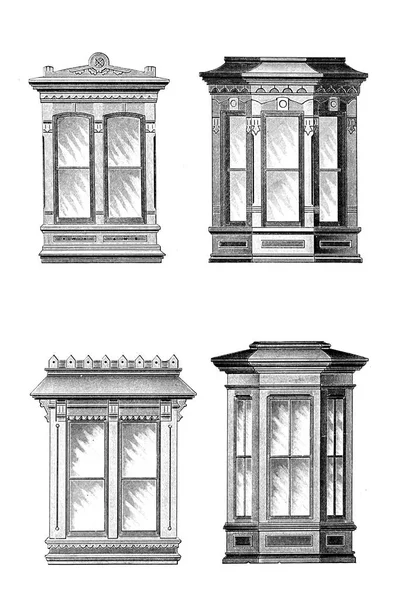 Retro Illustratie Kunst Ojects Geïsoleerd — Stockfoto