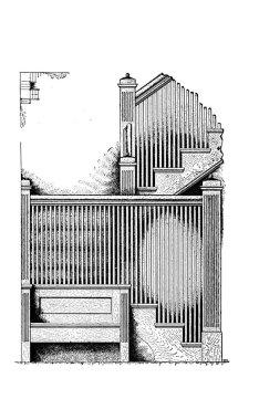 Retro illüstrasyon. Beyaz arka plan üzerinde izole.
