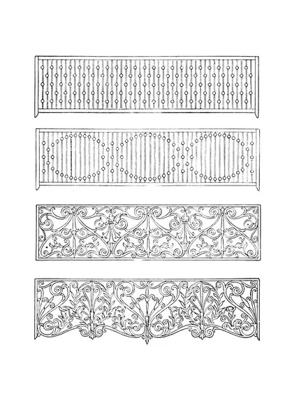 Illustrazione Retrò Isolato Sfondo Bianco — Foto Stock