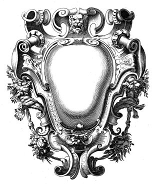 Retro illüstrasyon. Sanat ojects izole.