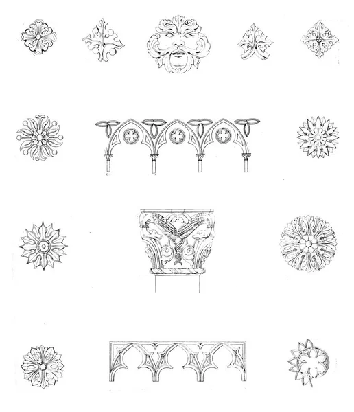 Illustrazione Retrò Oggetti Arte Isolati — Foto Stock