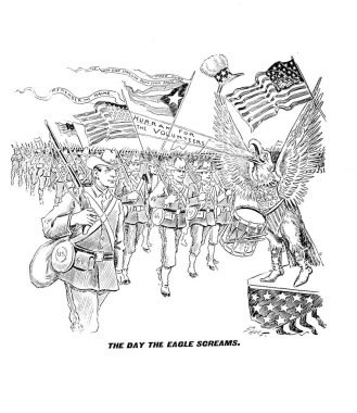  İspanyol-Amerikan savaşı. Eski ve retro görüntü
