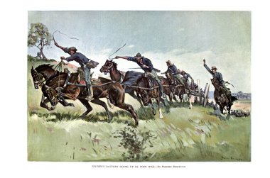 İspanyol-Amerikan savaşı. Eski resim
