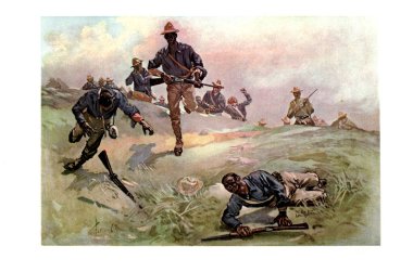 İspanyol-Amerikan savaşı. Eski resim