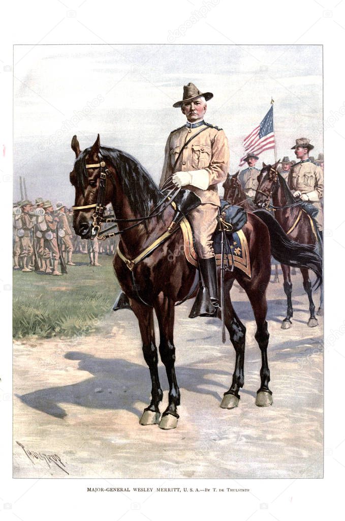 Spanish-American War. Old image