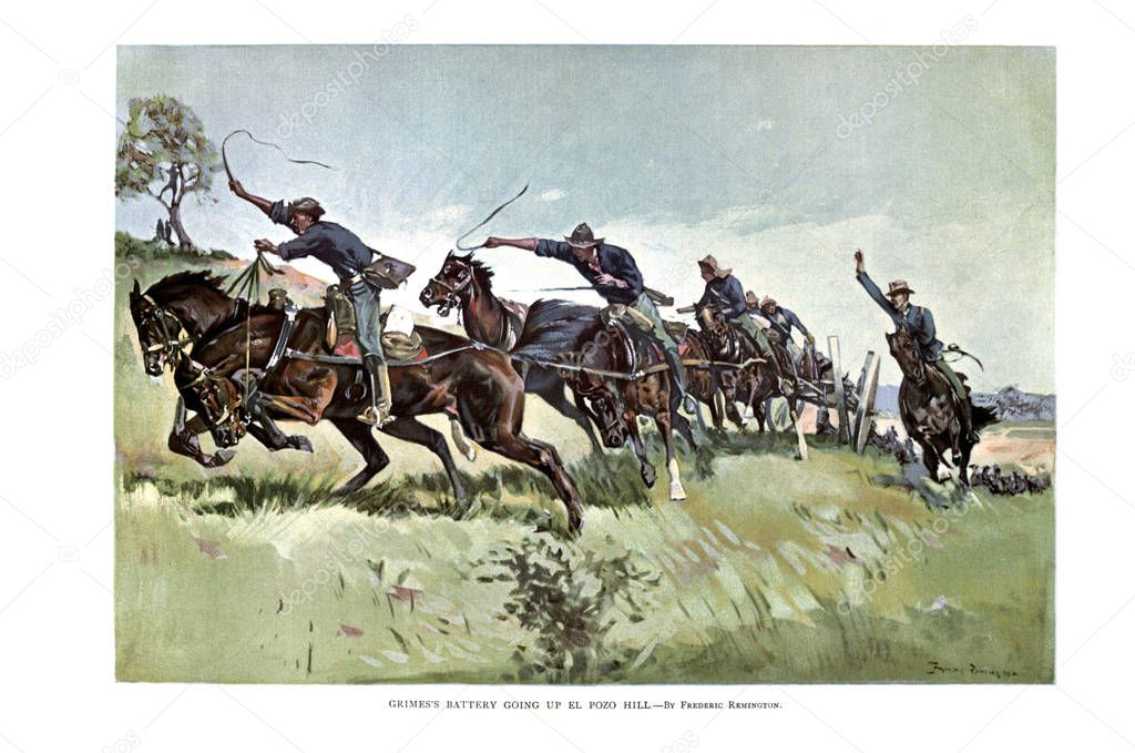 Spanish-American War. Old image
