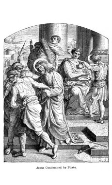 Acı çekme ve ölüm İsa'nın. Retro ve eski görüntü