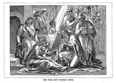 Noel. Retro ve eski görüntü