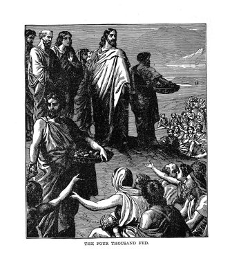 Dini konuda illüstrasyon.