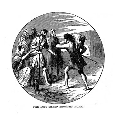 Dini konuda illüstrasyon.