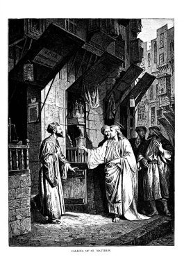 Dini konuda illüstrasyon.