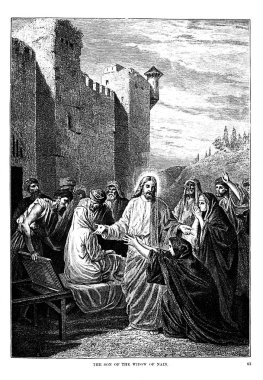 Dini konuda illüstrasyon.