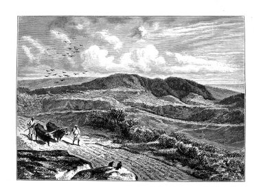 Dini konuda illüstrasyon.