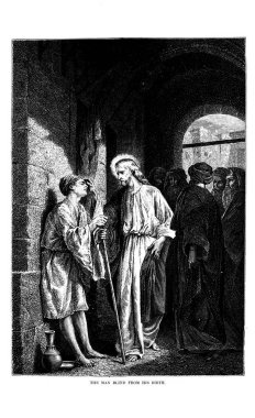 Dini konuda illüstrasyon.