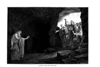 Dini konuda illüstrasyon.