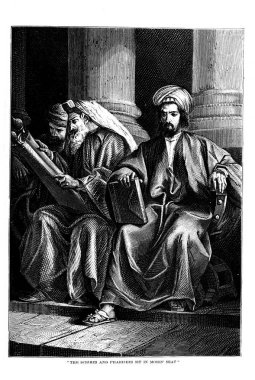 Dini konuda illüstrasyon.