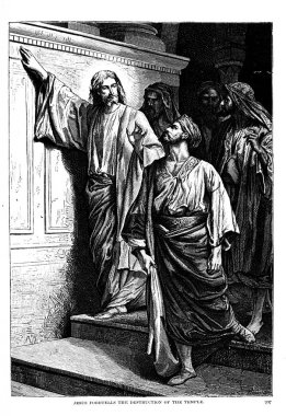 Dini konuda illüstrasyon.