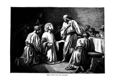 Dini konuda illüstrasyon.