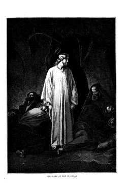 Dini konuda illüstrasyon.