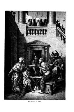 Dini konuda illüstrasyon.