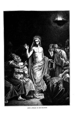 Dini konuda illüstrasyon.