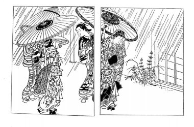 Japonya Sanat. Retro ve eski görüntü