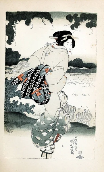 Japan art. Retro and old image