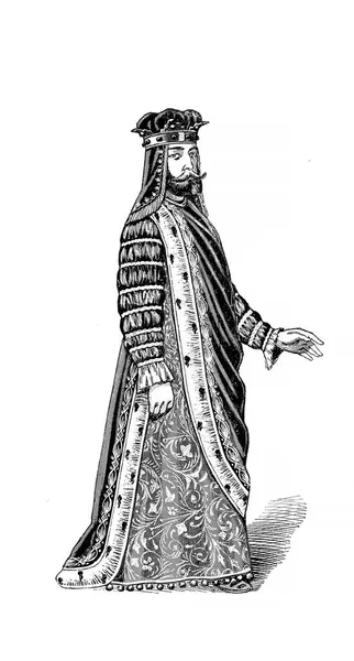 中世纪的服装 — 图库照片