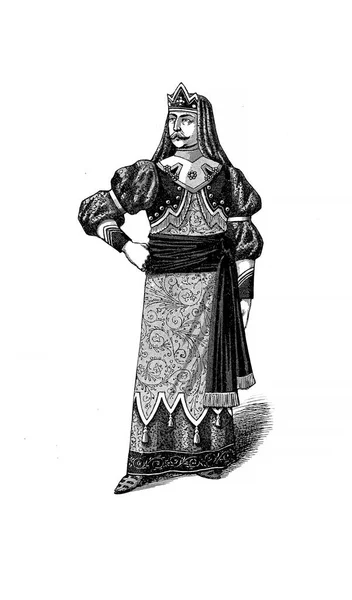 中世纪的服装 — 图库照片