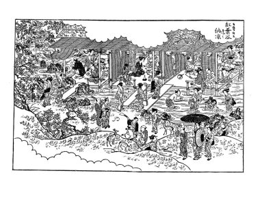 Japonya Sanat. Retro ve eski görüntü