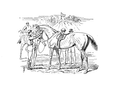 At retro ve eski görüntü.