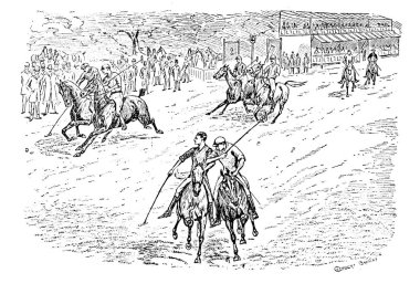Polo. Retro ve eski görüntü