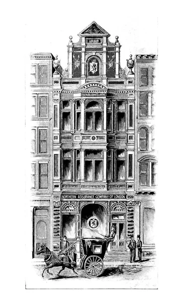 New York City Engraving Illustration — Stock Photo, Image