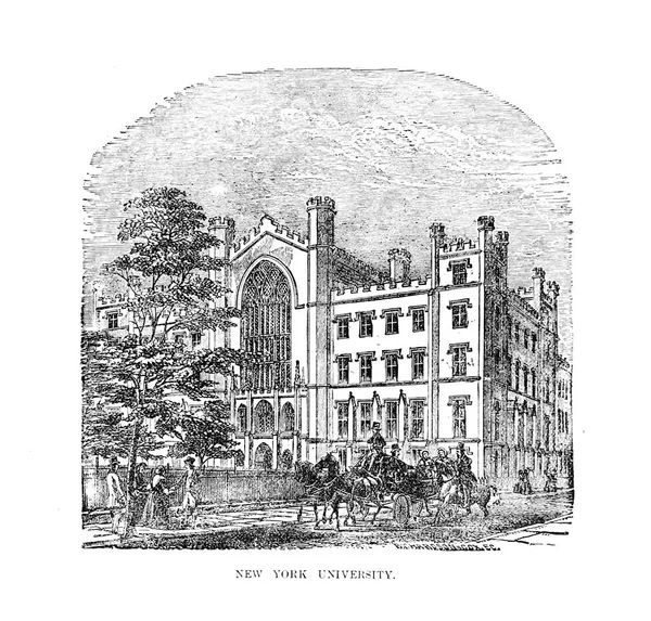 New York City Engraving Illustration — Stock Photo, Image