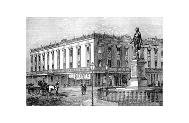 New Orleans. Oyma illüstrasyon