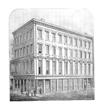 New Orleans. Oyma illüstrasyon