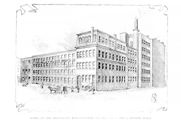 Newark Engraving Illustration Retro Old Image — Stock Photo, Image