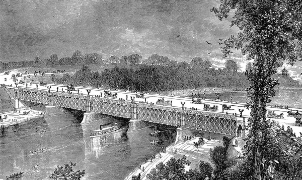 Philadelphia şehri. Oyma illüstrasyon