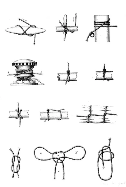 Вузол Канат Ретро Старе Зображення — стокове фото