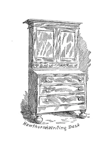 Illustration Furniture Retro Old Image — Stock Photo, Image