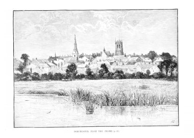 İngiltere'de Illustration. Retro ve eski görüntü