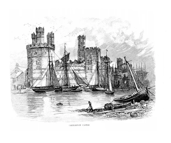 Ilustrace Velké Británie Retro Starý Obraz — Stock fotografie