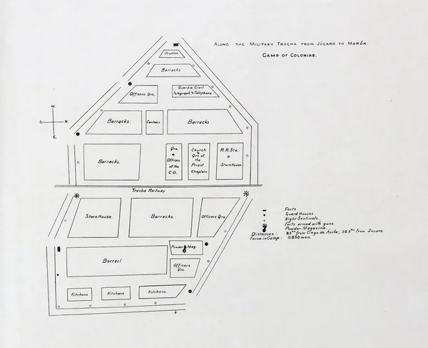 Stara Mapa Kuba Retro Stary Obraz — Zdjęcie stockowe