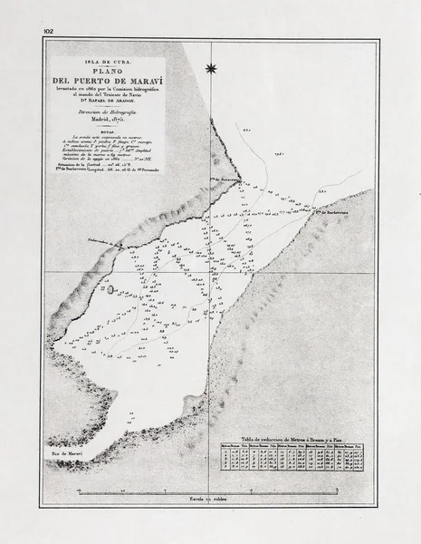 Ancienne Carte Cuba Image Rétro Ancienne — Photo