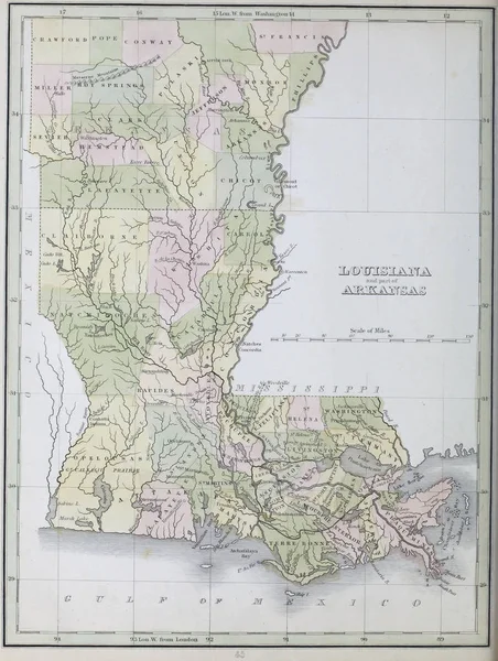 Stará Mapa Retro Ilustrace — Stock fotografie