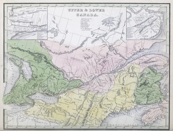 古い地図 レトロイラスト — ストック写真