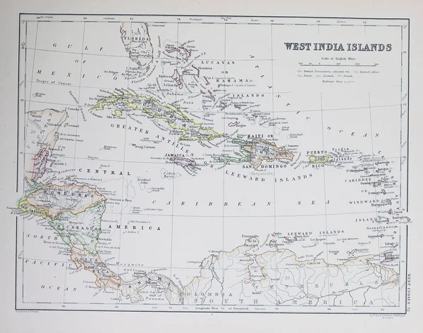 Viejo Mapa Imagen Grabado —  Fotos de Stock