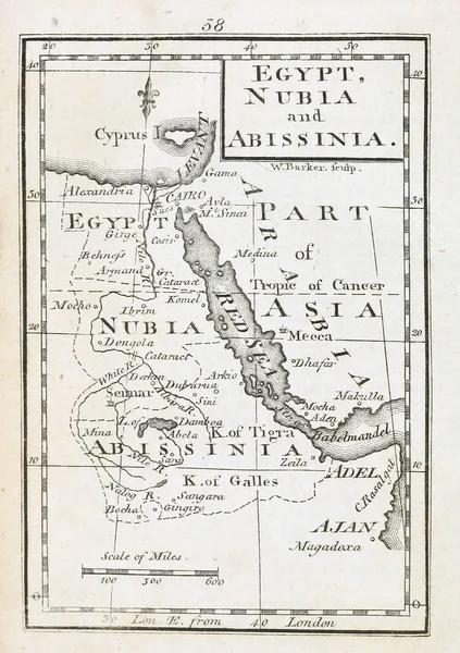 Old map. Engraving image